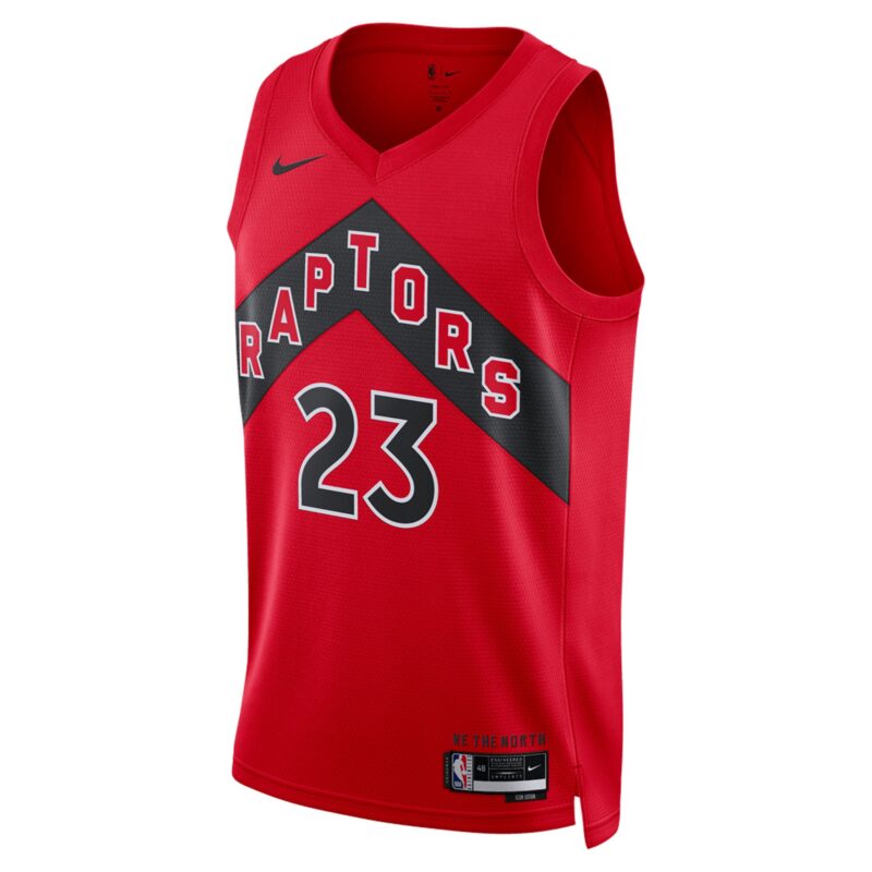 Fred VanVleet Toronto Raptors Unisex Swingman Jersey - Icon Edition - Red - Image 2