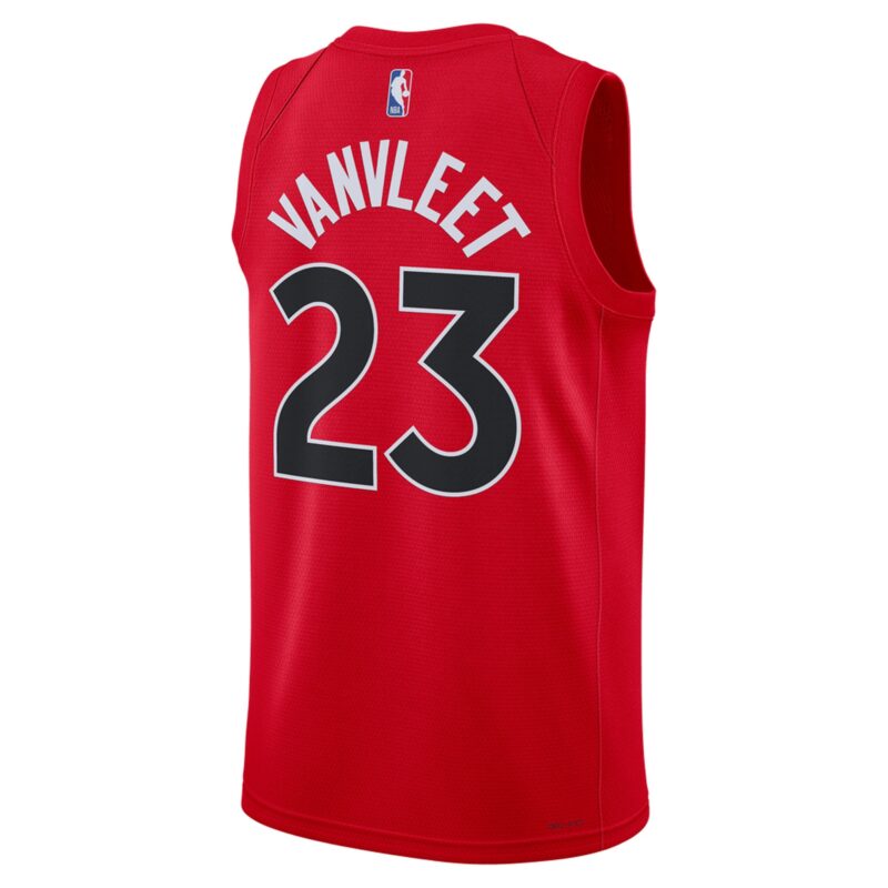 Fred VanVleet Toronto Raptors Unisex Swingman Jersey - Icon Edition - Red - Image 3