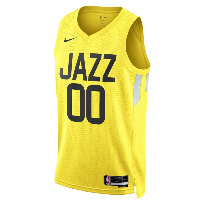 Utah Jazz Unisex Swingman Custom Jersey Gold - Icon Edition - Image 2