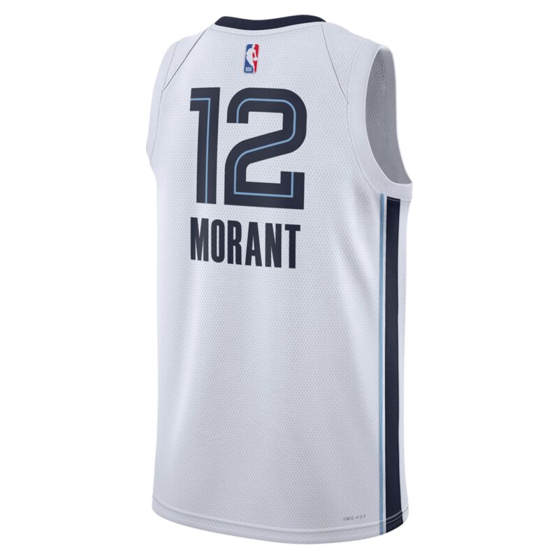 Ja Morant Memphis Grizzlies Unisex Swingman Jersey - Association Edition - White - Image 3