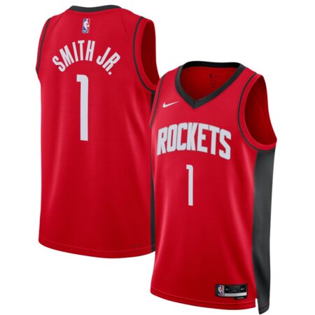 Jabari Smith Jr. Houston Rockets Unisex 2022 Basketball Draft First Round Pick Swingman Jersey - Icon Edition - Red
