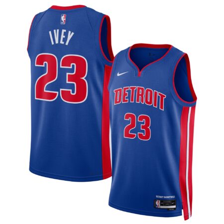 Jaden Ivey Detroit Pistons Unisex 2022 Basketball Draft First Round Pick Swingman Jersey - Icon Edition - Blue