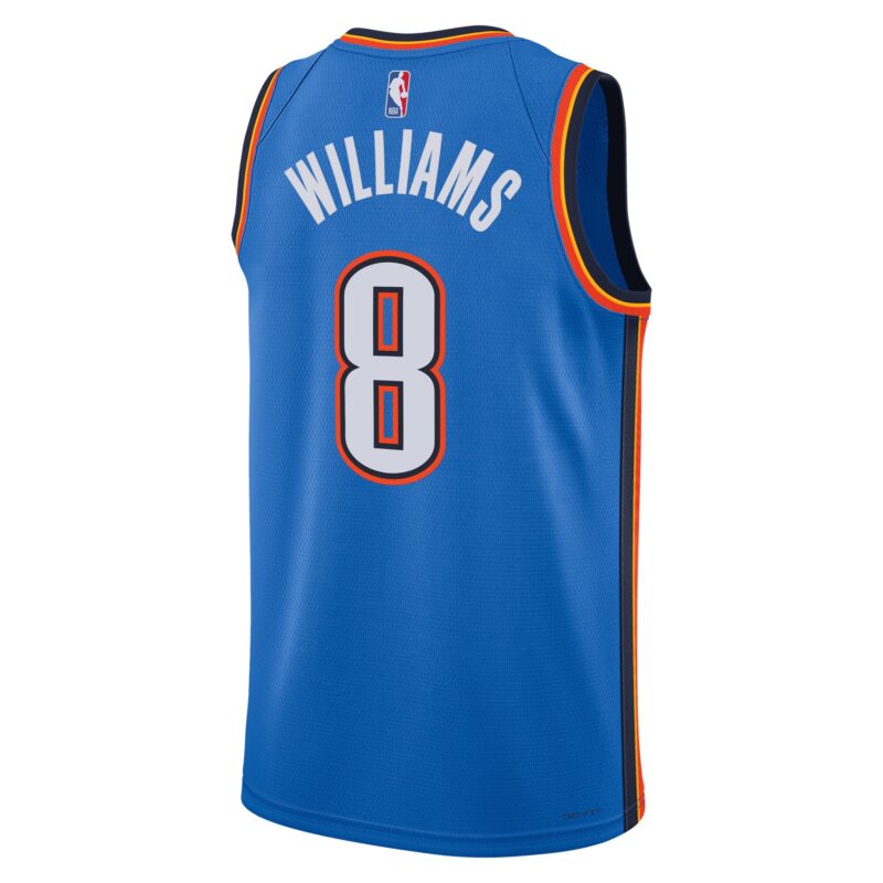 Jalen Williams Oklahoma City Thunder Unisex Swingman Jersey - Icon Edition - Blue - Image 3