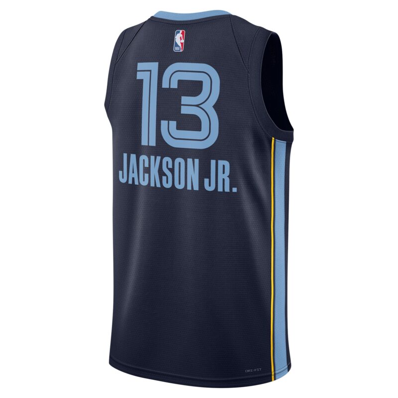 Jaren Jackson Jr. Memphis Grizzlies Unisex Swingman Jersey - Icon Edition - Navy - Image 3