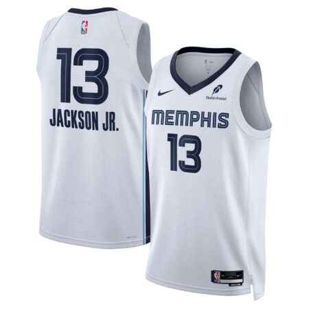 Jaren Jackson Jr. Memphis Grizzlies Unisex Swingman Badge Player Jersey - Association Edition - White