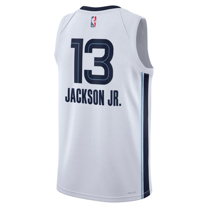 Jaren Jackson Jr. Memphis Grizzlies Unisex Swingman Badge Player Jersey - Association Edition - White - Image 3