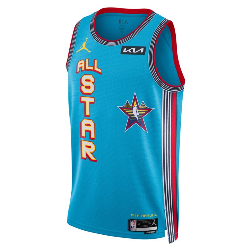 Jayson Tatum Unisex 2025 Basketball All-Star Game Swingman Player Jersey - Light Blue - Image 2