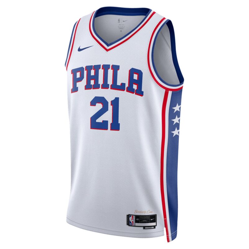 Joel Embiid Philadelphia 76ers Unisex Swingman Jersey - Association Edition - White - Image 2