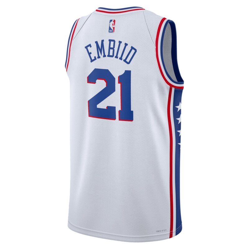 Joel Embiid Philadelphia 76ers Unisex Swingman Jersey - Association Edition - White - Image 3