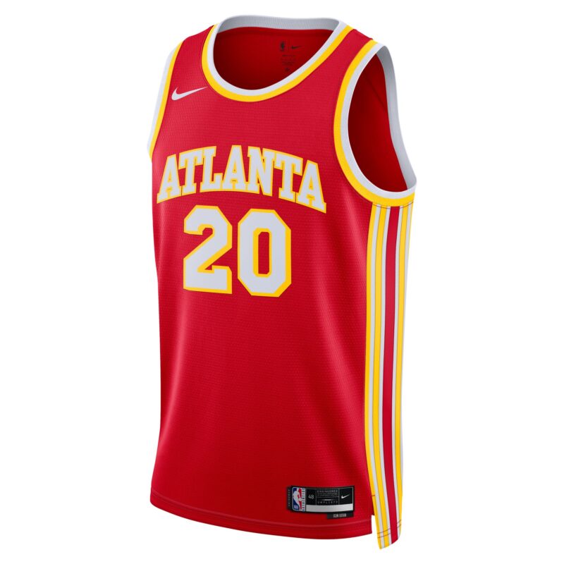 John Collins Atlanta Hawks Unisex Swingman Jersey - Icon Edition - Red - Image 2