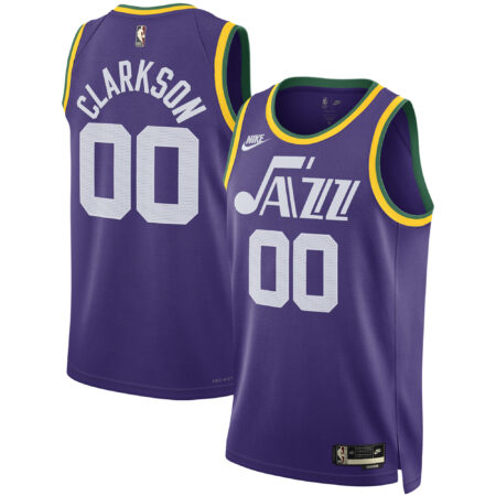 Clarkson Utah Jazz Unisex Swingman Jersey - Classic Edition - Purple