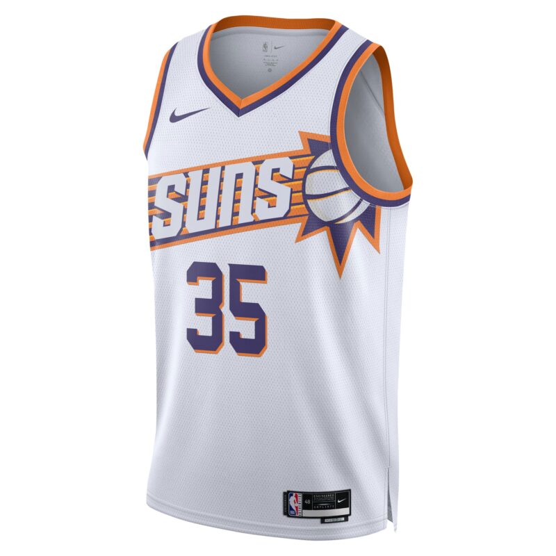 Kevin Durant Phoenix Suns Unisex Swingman Jersey - Association Edition - White - Image 2