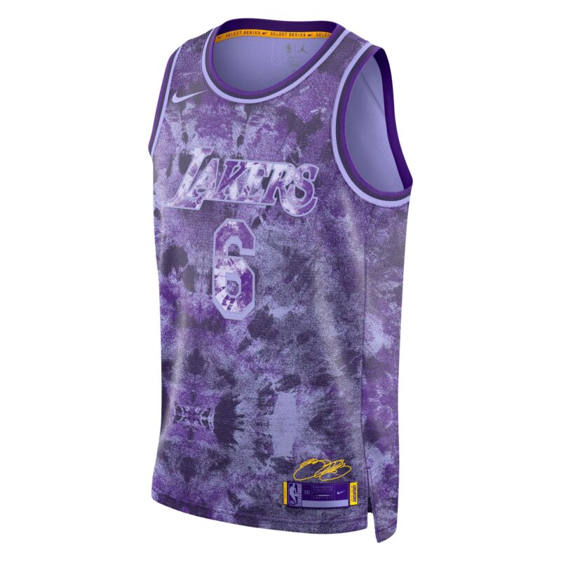 LeBron James Los Angeles Lakers Unisex Select Series Swingman Jersey - Purple - Image 2