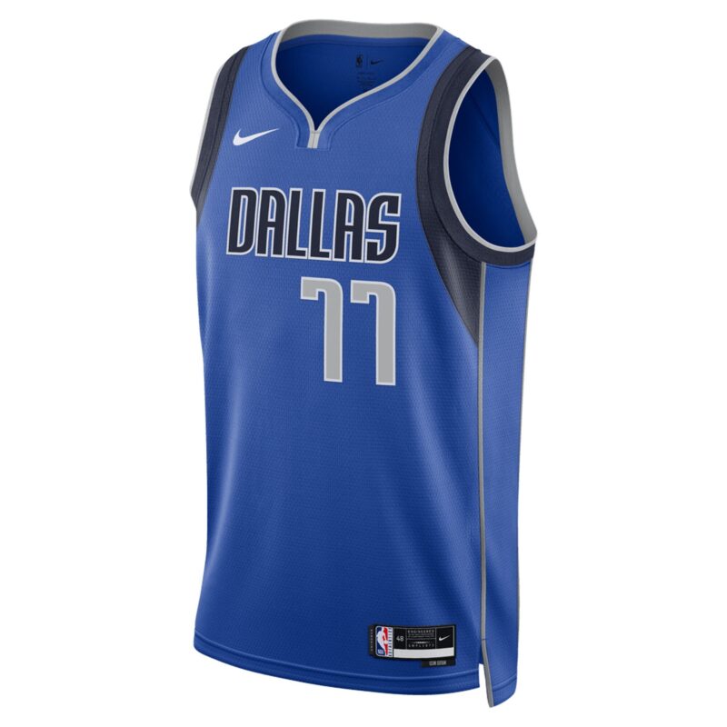 Luka Dončić Dallas Mavericks Unisex Swingman Jersey - Icon Edition - Blue - Image 2