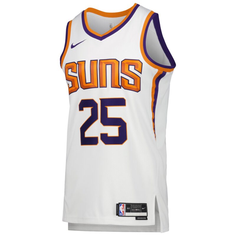 Mikal Bridges Phoenix Suns Unisex Swingman Jersey - Association Edition - White - Image 2