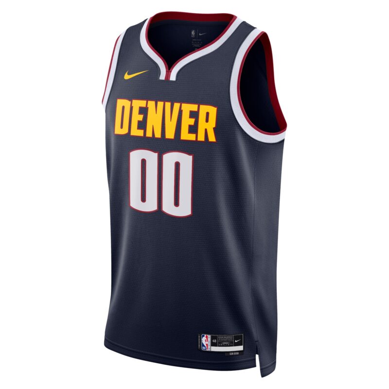 Denver Nuggets Unisex Swingman Custom Jersey Navy - Icon Edition - Image 2