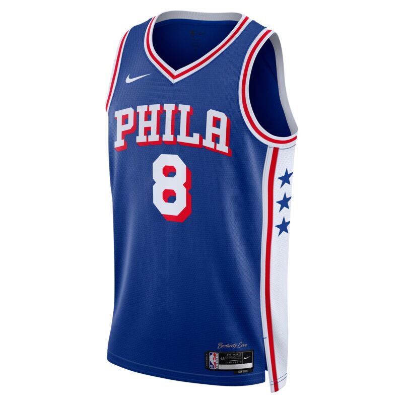 Paul George Philadelphia 76ers Unisex 2024 Offseason Addition Swingman Jersey - Royal - Image 2