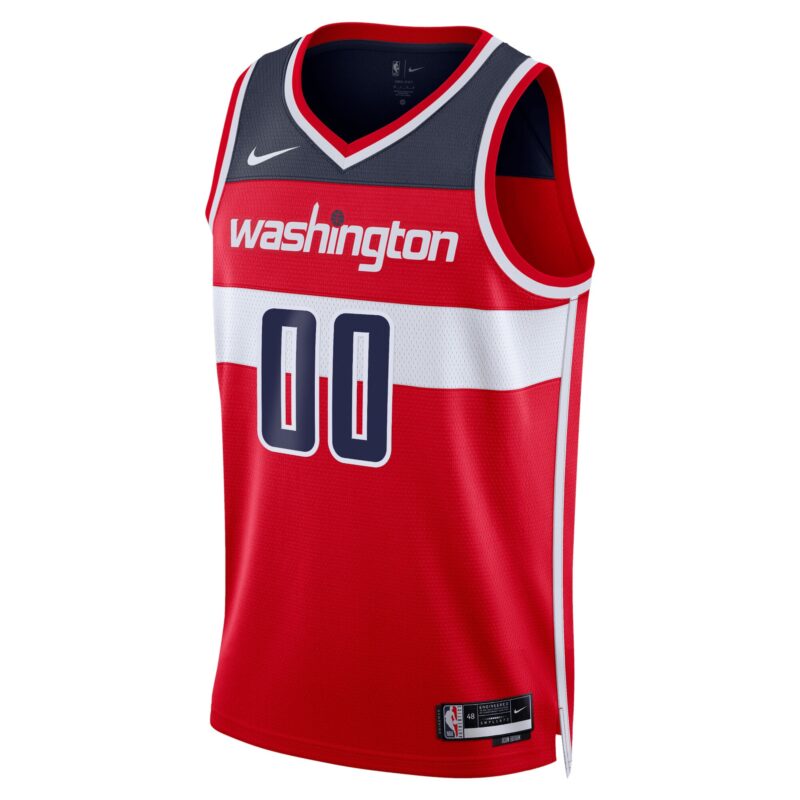 Washington Wizards Unisex Swingman Custom Jersey Red - Icon Edition - Image 2