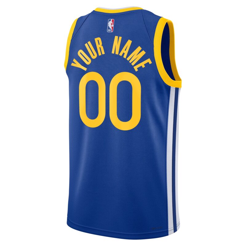 Golden State Warriors Unisex Swingman Custom Jersey Royal - Icon Edition - Image 3