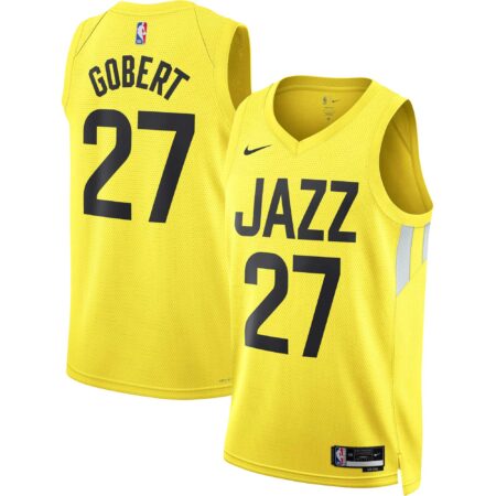 Rudy Gobert Utah Jazz Unisex Swingman Jersey - Icon Edition - Gold