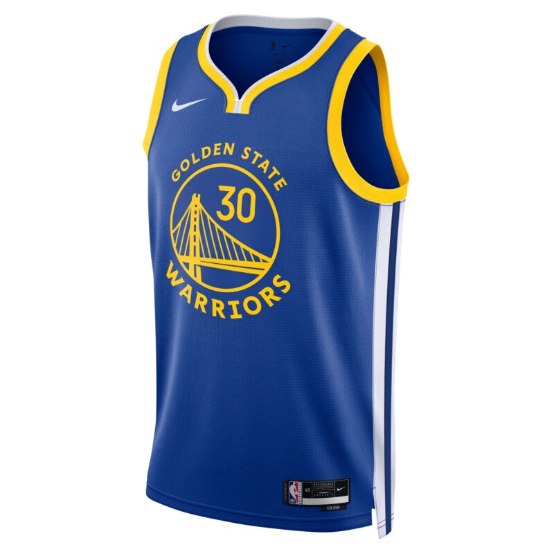 Stephen Curry Golden State Warriors Unisex Swingman Jersey - Icon Edition - Royal - Image 2