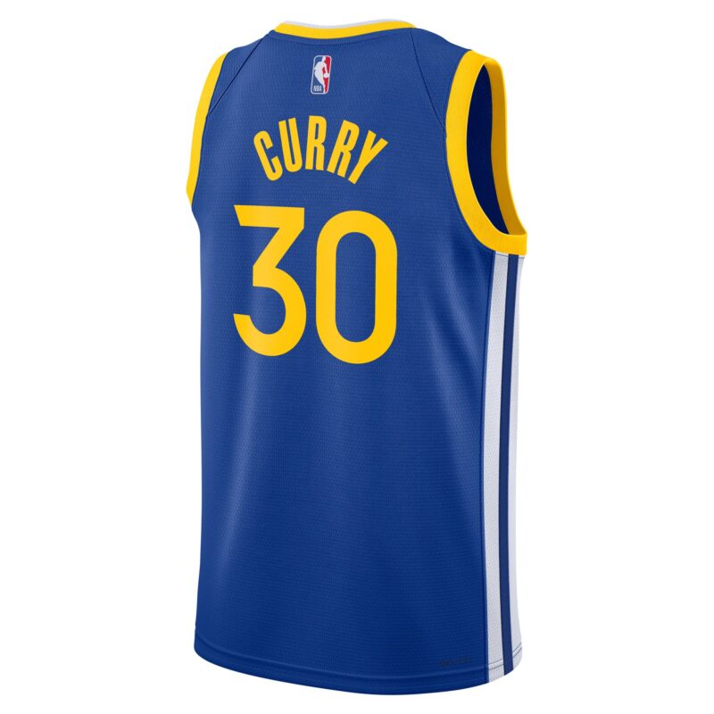 Stephen Curry Golden State Warriors Unisex Swingman Jersey - Icon Edition - Royal - Image 3