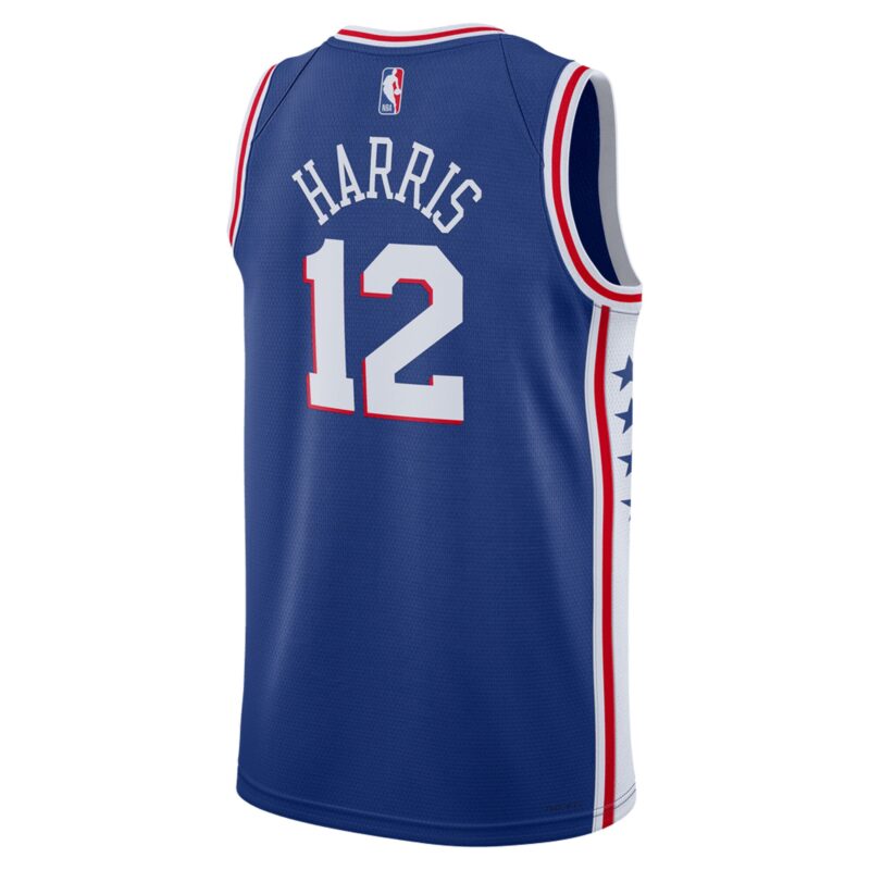 Tobias Harris Philadelphia 76ers Unisex Swingman Jersey - Icon Edition - Royal - Image 3