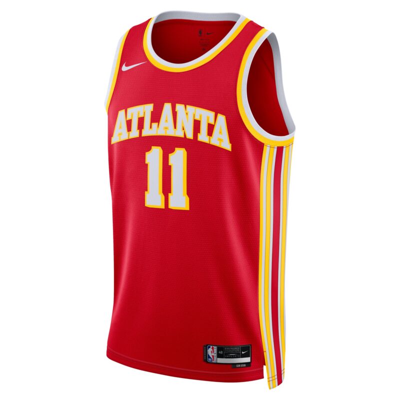 Trae Young Atlanta Hawks Unisex Swingman Jersey - Icon Edition - Red - Image 2