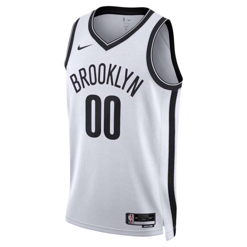 Brooklyn Nets Unisex Swingman Custom Jersey White - Association Edition - Image 2
