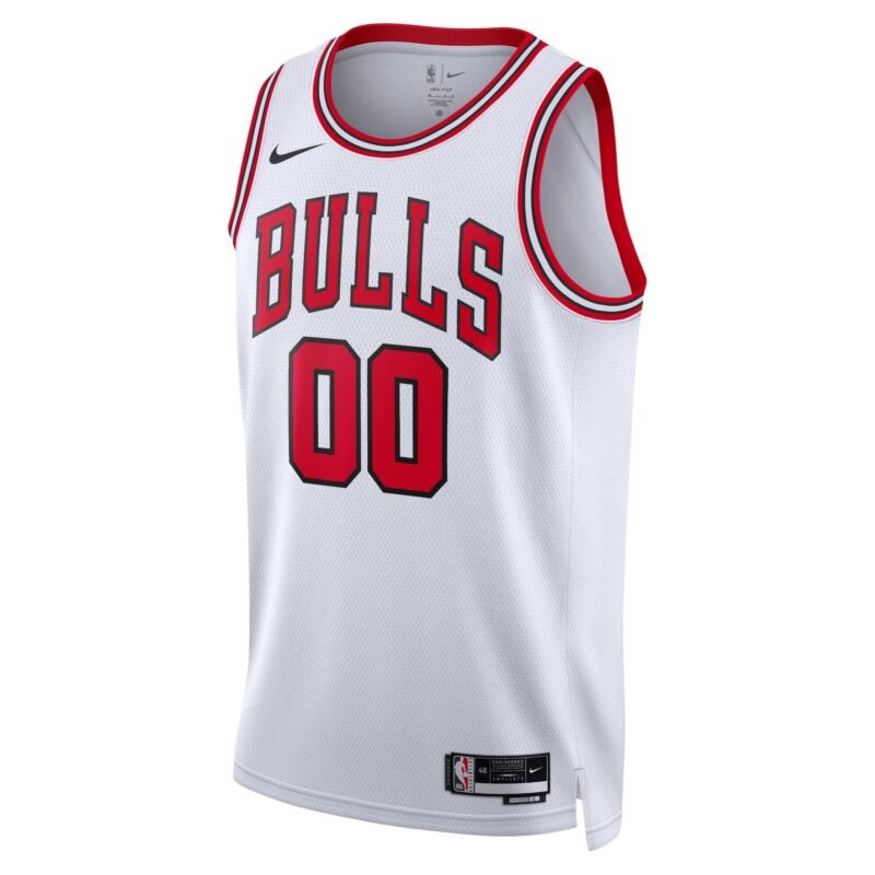 Chicago Bulls Unisex Swingman Custom Jersey White - Association Edition - Image 2