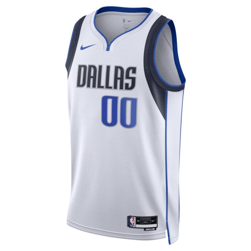 Dallas Mavericks Unisex Swingman Custom Jersey White - Association Edition - Image 2