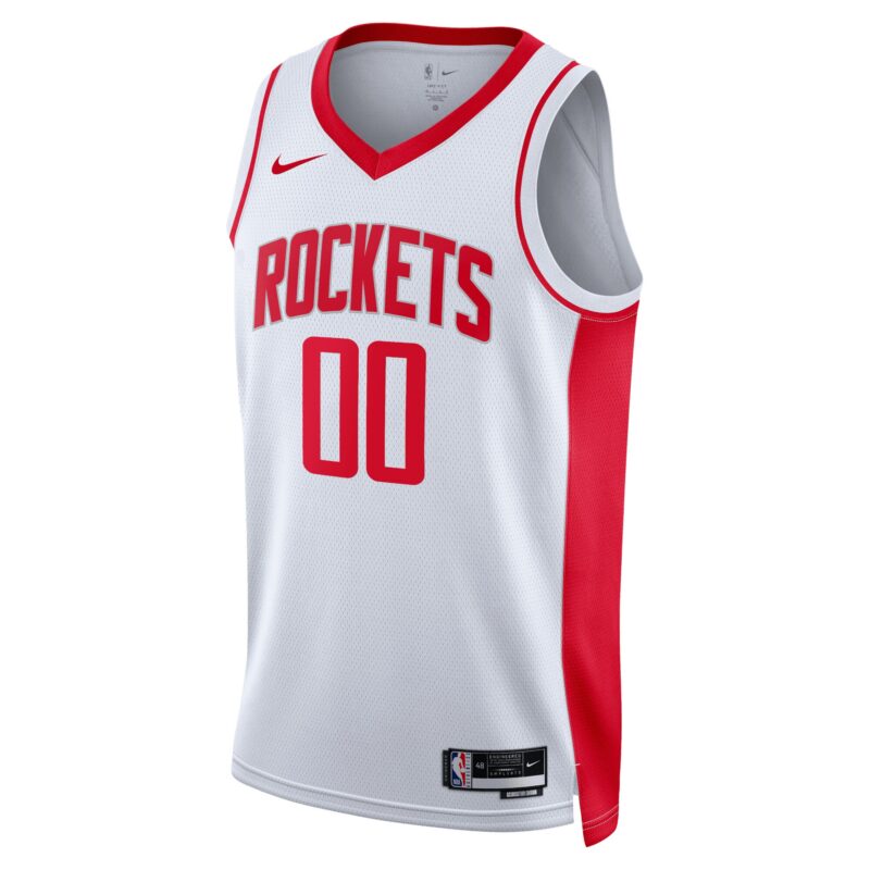 Houston Rockets Unisex Swingman Custom Jersey White - Association Edition - Image 2