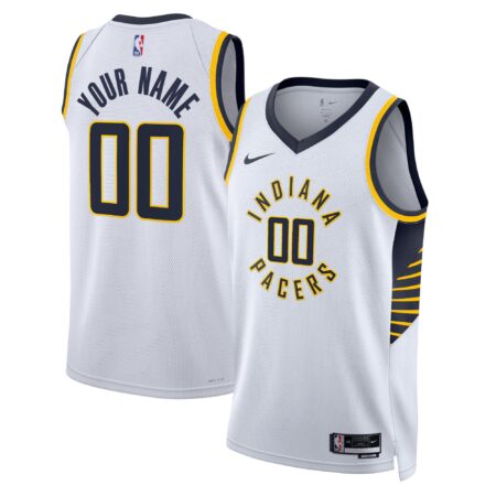 Indiana Pacers Unisex Swingman Custom Jersey White - Association Edition