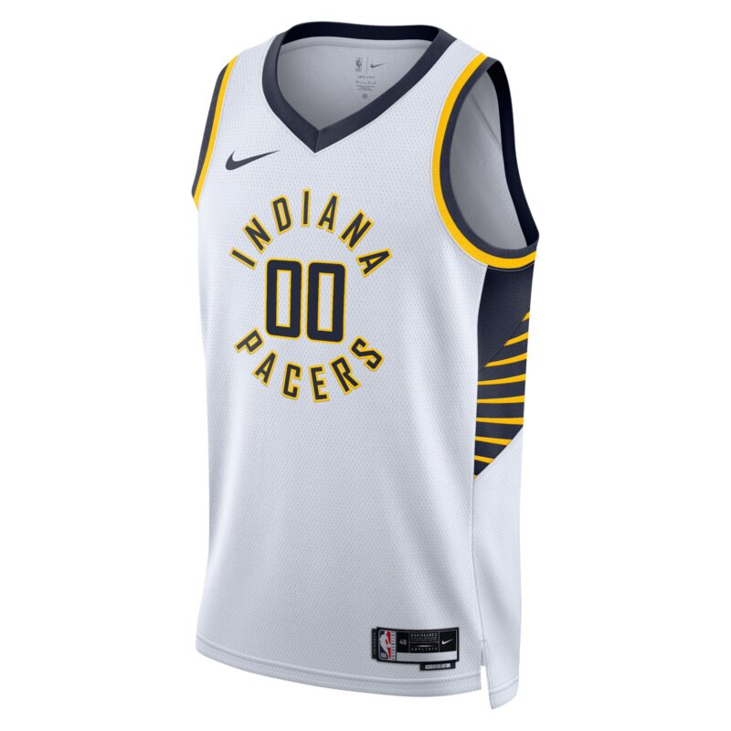 Indiana Pacers Unisex Swingman Custom Jersey White - Association Edition - Image 2