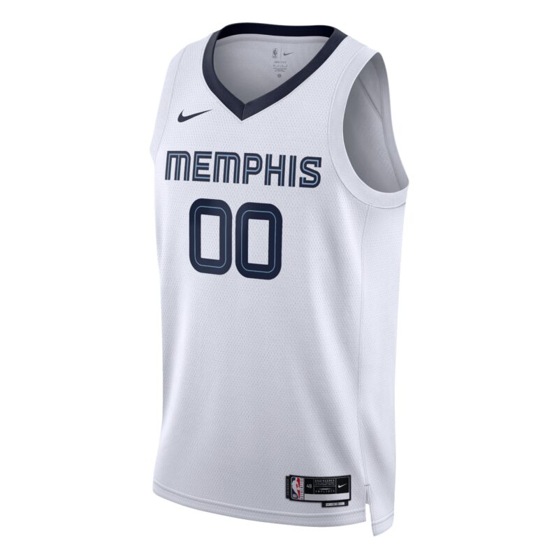 Memphis Grizzlies Unisex Swingman Custom Jersey White - Association Edition - Image 2