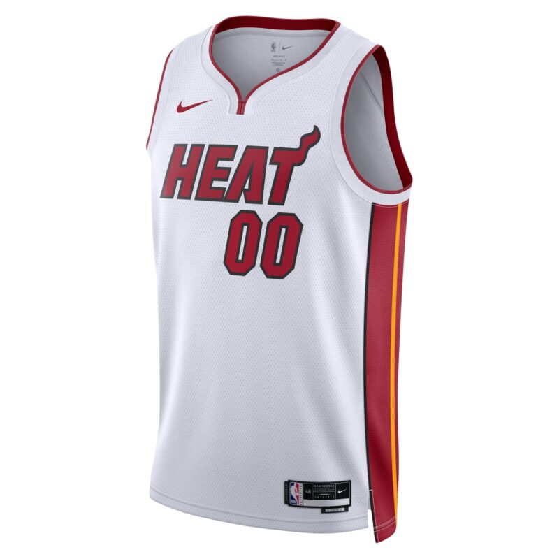 Miami Heat Unisex Swingman Custom Jersey White - Association Edition - Image 2
