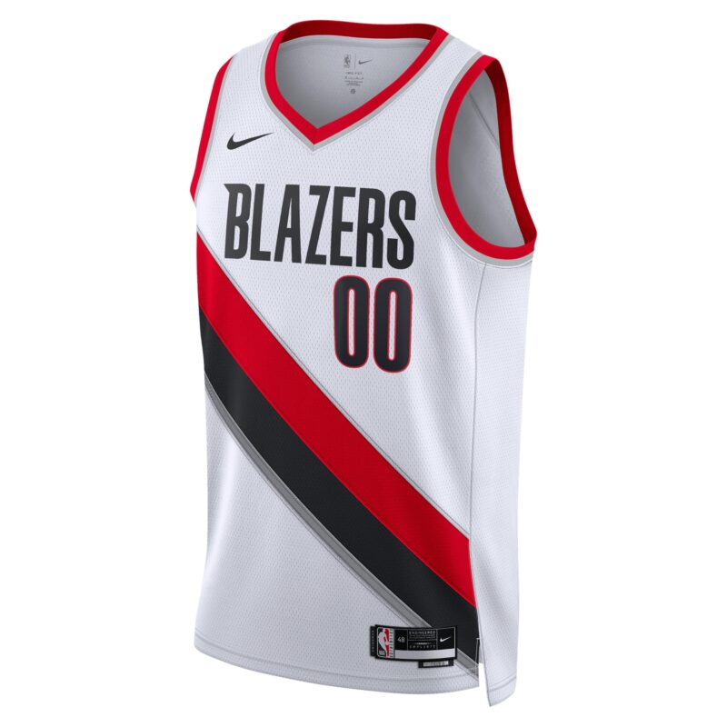 Portland Trail Blazers Unisex Swingman Custom Jersey White - Association Edition - Image 2