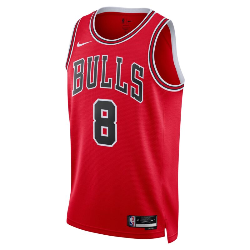 Zach LaVine Chicago Bulls Unisex Swingman Jersey - Icon Edition - Red - Image 2