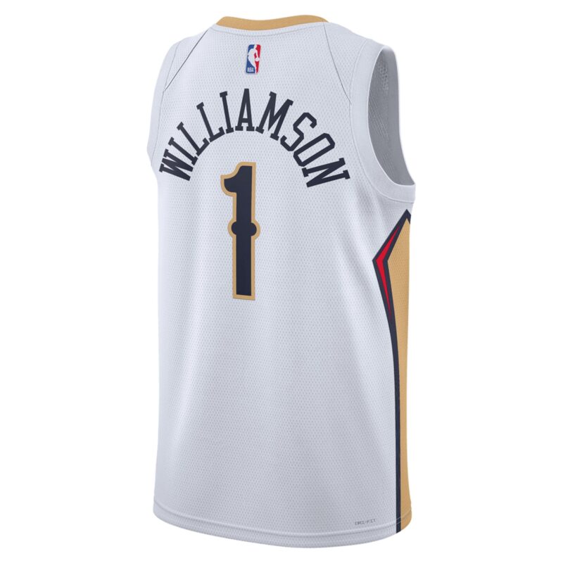 Zion Williamson New Orleans Pelicans Unisex Swingman Jersey - Association Edition - White - Image 3