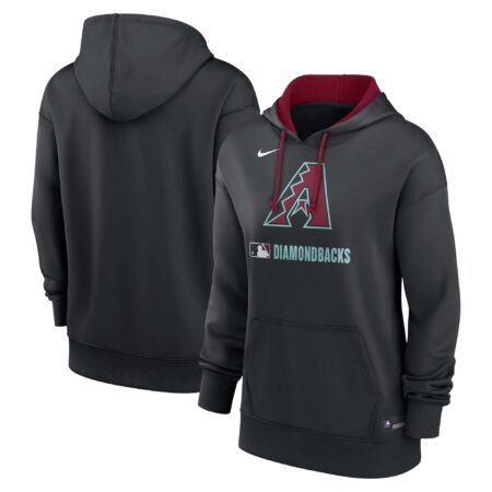 Arizona Diamondbacks Women's Collection Performance Pullover Hoodie - Black