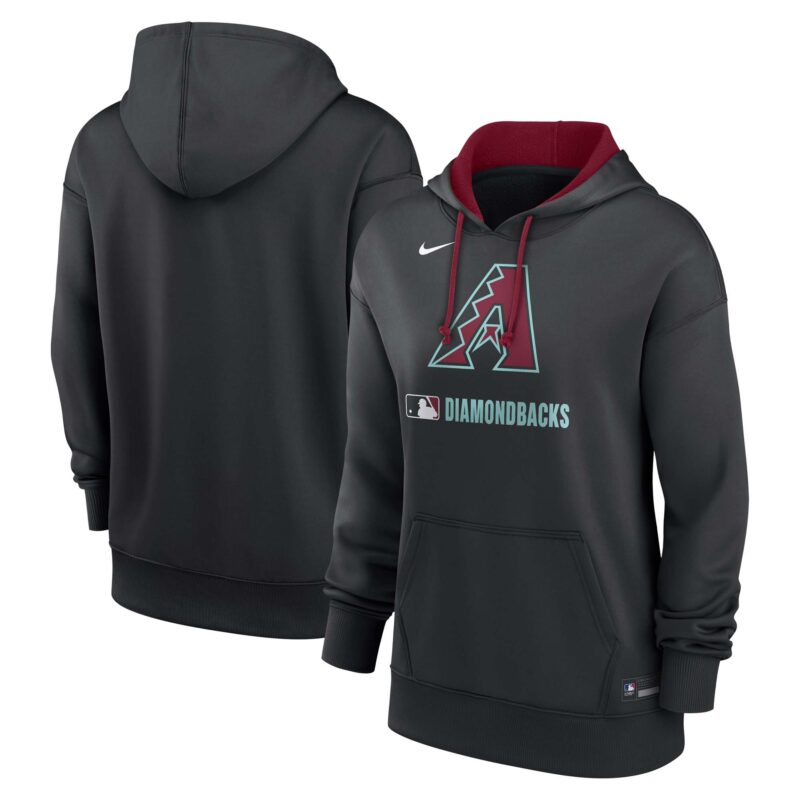 Arizona Diamondbacks Women's Collection Performance Pullover Hoodie - Black