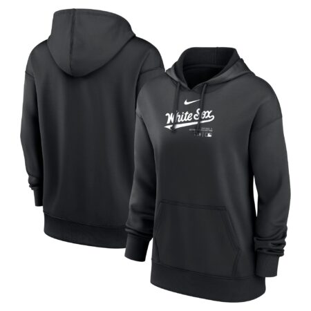 Chicago White Sox Women's Collection Performance Pullover Hoodie - Black
