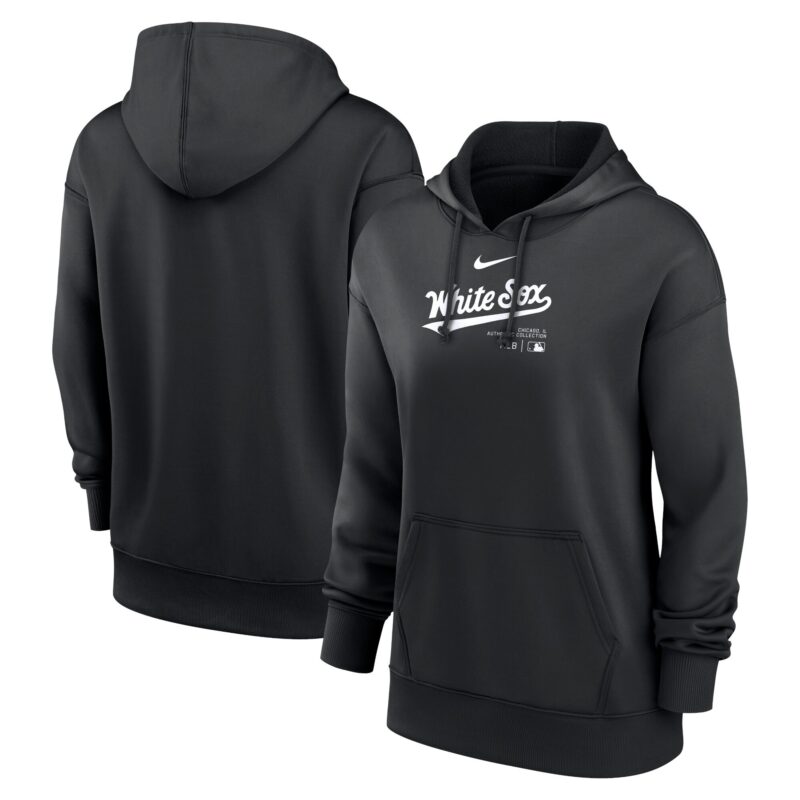 Chicago White Sox Women's Collection Performance Pullover Hoodie - Black