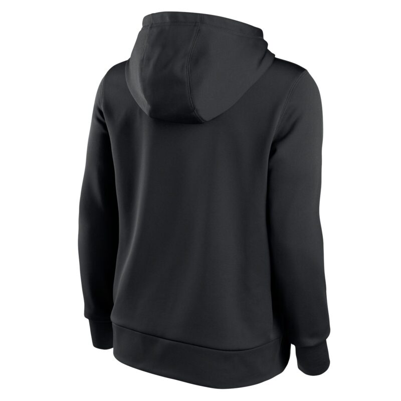 San Francisco Giants Women's Club Angle Performance Pullover Hoodie - Black - Image 3