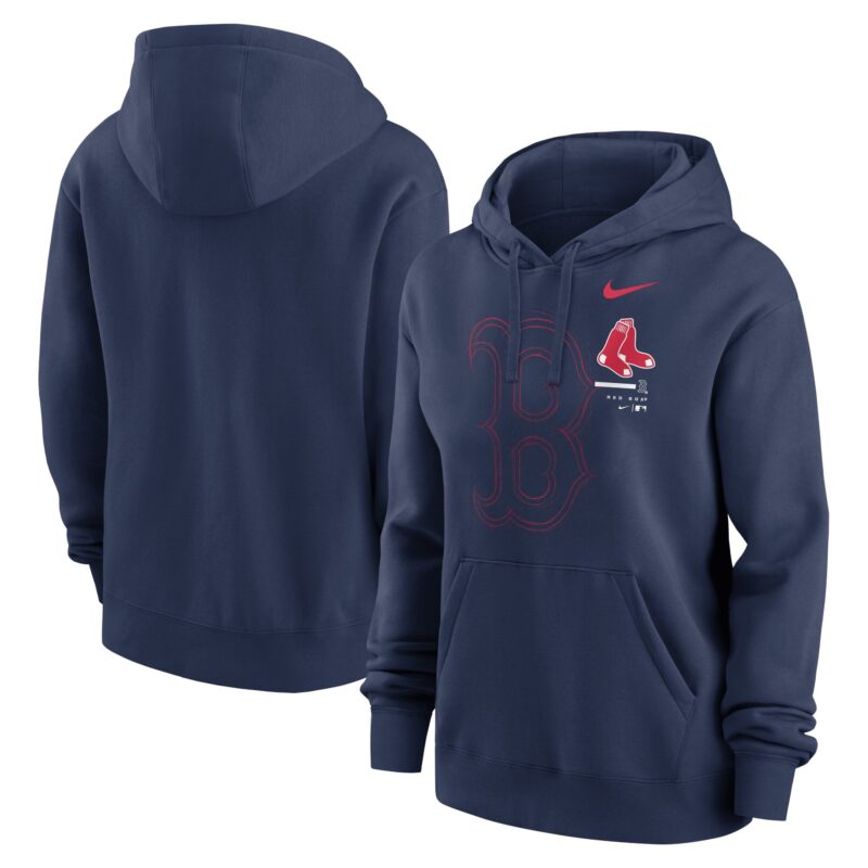 Boston Red Sox Women's Big Game Pullover Hoodie - Navy