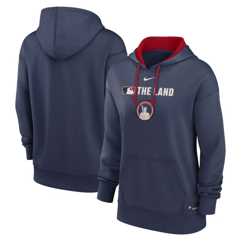 Cleveland Guardians Women's Collection City Connect Performance Pullover Hoodie - Navy