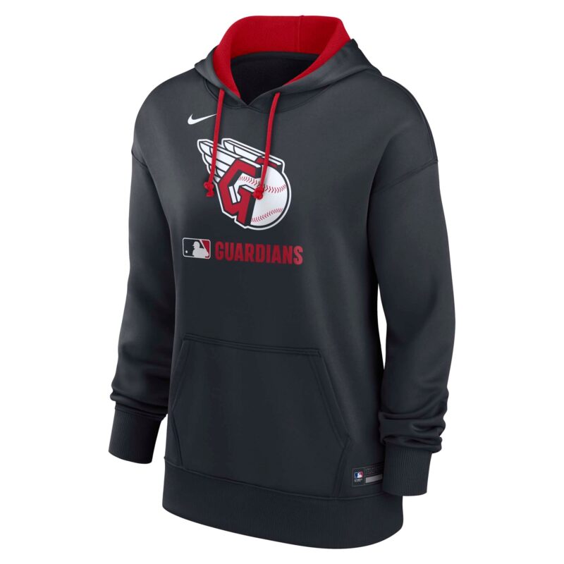 Cleveland Guardians Women's Collection Performance Pullover Hoodie - Navy - Image 2