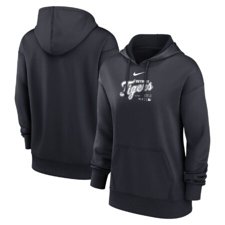 Detroit Tigers Women's Collection Performance Pullover Hoodie - Navy
