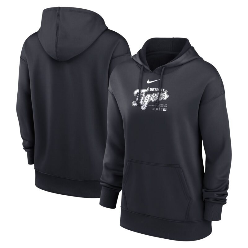 Detroit Tigers Women's Collection Performance Pullover Hoodie - Navy