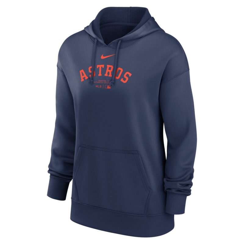 Houston Astros Women's Collection Performance Pullover Hoodie - Navy - Image 2